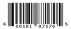 600181871705 barcode