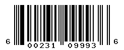 UPC barcode number 600231099936