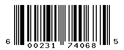 UPC barcode number 600231740685