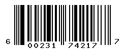 UPC barcode number 600231742177