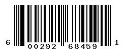 UPC barcode number 600292684591