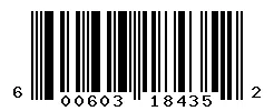 600603184352 barcode