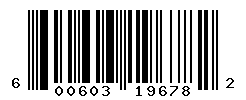 UPC barcode number 600603196782