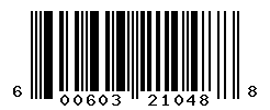 UPC barcode number 600603210488