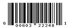 600603222481 barcode