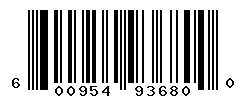 UPC barcode number 6009544936800