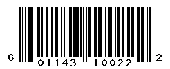 UPC barcode 601143100222