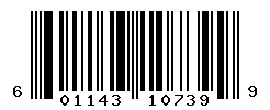 UPC barcode 601143107399