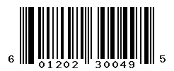 UPC barcode 601202300495