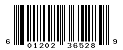 UPC barcode number 601202365289