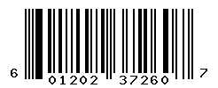 UPC barcode 601202372607