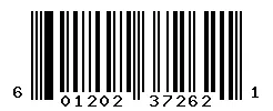 UPC barcode 601202372621