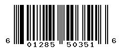 UPC barcode number 601285503516