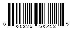 upc 601285507125 barcode image