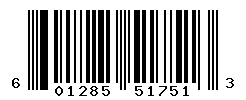 UPC barcode number 601285517513