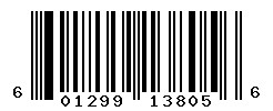 UPC barcode number 601299138056