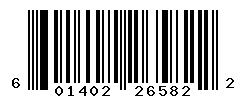 upc 601402265822 barcode image