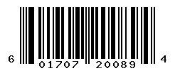 UPC barcode number 601707200894