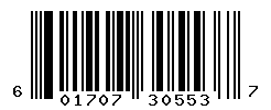 UPC barcode number 601707305537