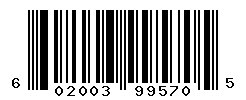 UPC barcode number 602003995705