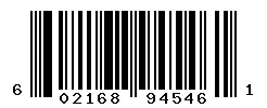 UPC barcode 602168945461