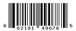 UPC barcode number 602191490785