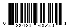 UPC barcode number 602401607231