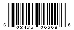 UPC barcode number 602435002088