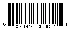 UPC barcode 602445328321