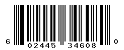 UPC barcode number 602445346080