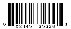 UPC barcode 602445353361