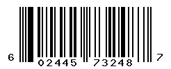 UPC barcode number 602445732487