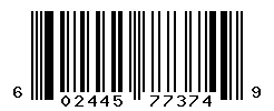 UPC barcode 602445773749