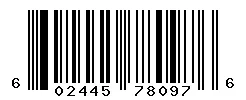 UPC barcode 602445780976