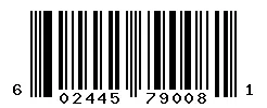 UPC 602445790081 barcode image