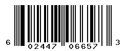 UPC barcode number 602447066573