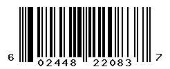 UPC barcode 602448220837