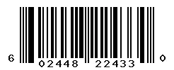 UPC barcode 602448224330
