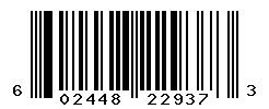upc 602448229373 barcode image