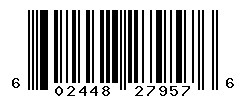 upc 602448279576 barcode image