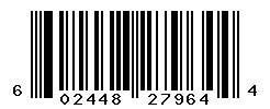 UPC barcode 602448279644