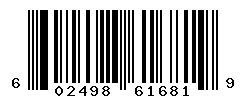 UPC barcode number 602498616819