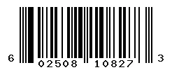 UPC barcode 602508108273