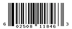 UPC barcode 602508118463