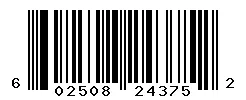 UPC barcode 602508243752