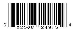 UPC barcode 602508249754