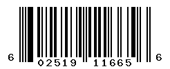 UPC barcode number 602519116656