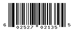 UPC barcode number 602527021355