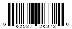UPC barcode 602527203720