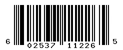 UPC barcode 602537112265